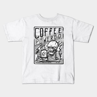 Coffee Powered ☕️⚡️ Kids T-Shirt